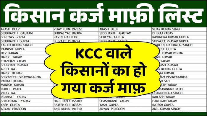 Kisan Karj Mafi List 2025